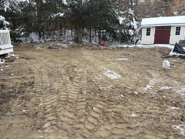 Professional landscaping yard and project site by MAC Excavation & Landscape in South Shore MA
