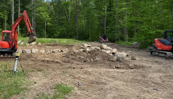 Foundation preparation and excavation by MAC Excavation & Landscape in South Shore MA